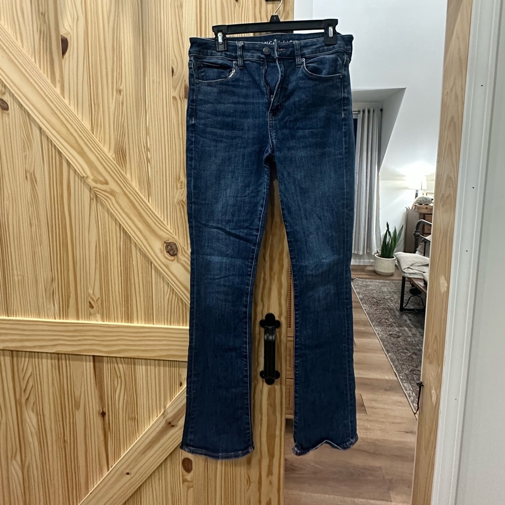 American Eagle Hi-Rise Skinny Kick Jeans